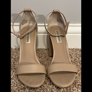 Carson Steve Madden Blush Leather heel